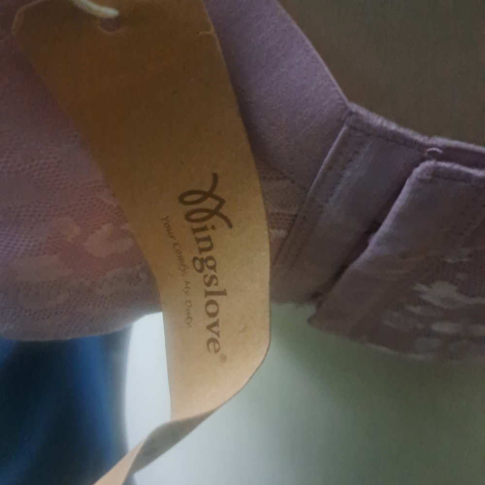 Wireless Full-Coverage Lace Bra in Dusty Rose - Picture 3 of 4
